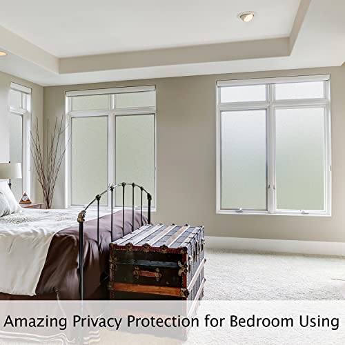 White Frosted Glass Window Privacy Film