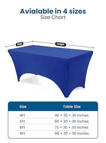 Spandex Table Cloth 1 Pack [6FT