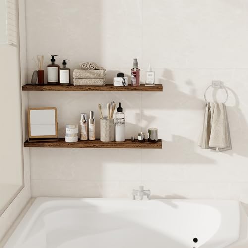 36Inch Floating Shelves for Wall 2 Pack Wood Shelves for Kitchen (2 Count)