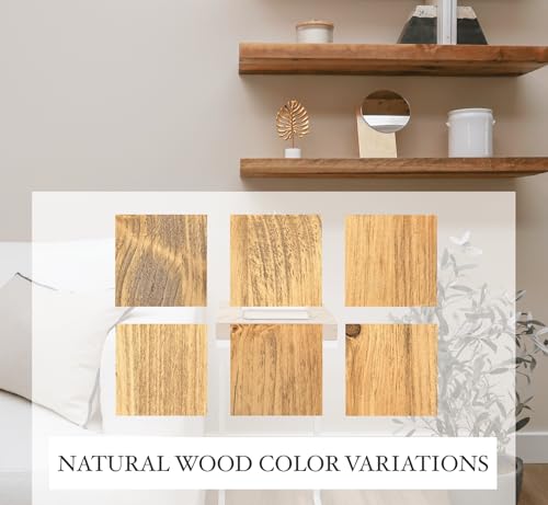 Rustic Shelves with J (2 Count)