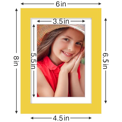 5x7 Picture Frames Set of 9 for Wall or Tabletop Display (9 Count)