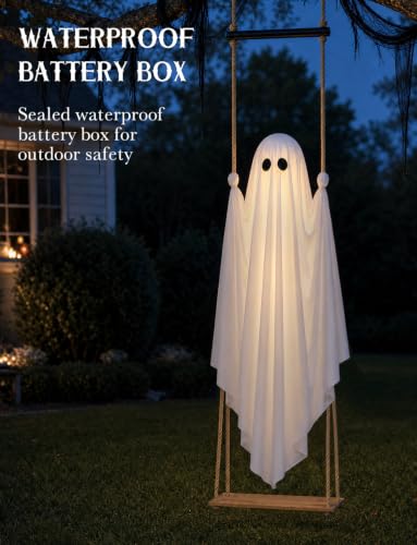 Halloween Decorations Outdoor 4.6FT Large Pre (Large)
