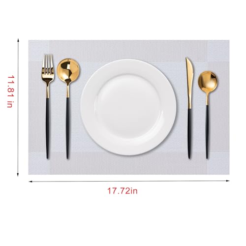 Placemats Set of 4 Washable Indoor (4 Count)