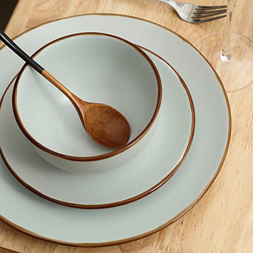 Brasa Stoneware 16 Piece Modern Dinnerware Set