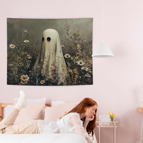 WHCHJ Halloween Ghost Tapestry