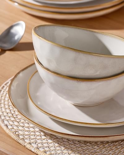 Ocean Round Plates and Bowls Set (8 Count)