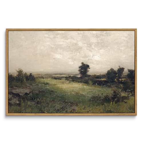 Framed Canvas Wall Art Vintage Decor