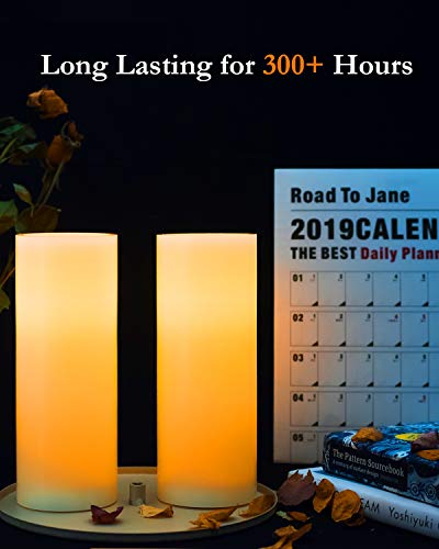 Real Wax Flickering Flameless Candles Battery Operated (2 Count)