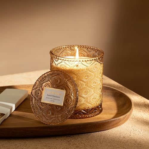 Santal Himalayen Scented Candles for Home (6 Ounce)