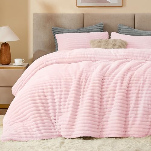 Fleece Queen Comforter Set