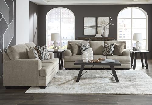 Sofa Couch Taupe Chenille
