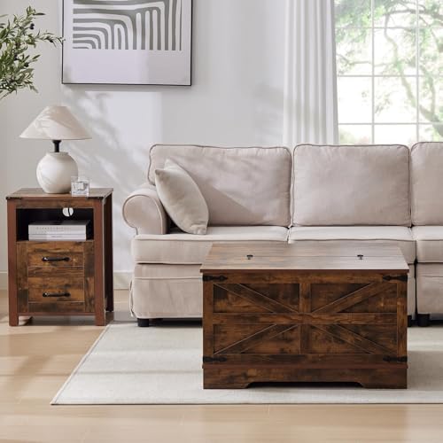 Farmhouse Coffee Table and End Table Sets of 3 (3 Count)
