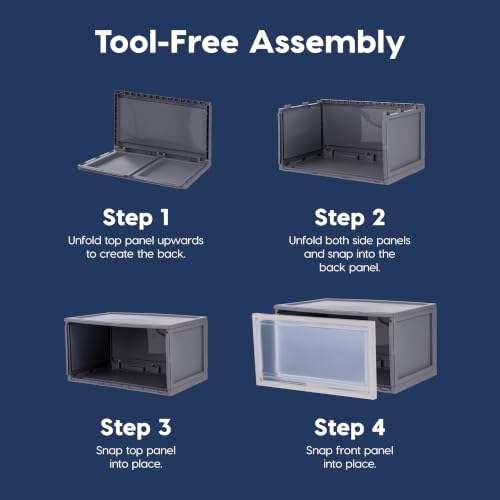 53 Qt Stackable Storage Bins (3 Count)