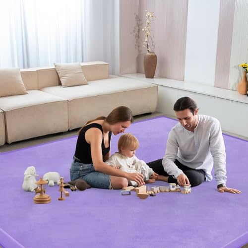 Baby Play Mat for Floor Nursery Muscle Mat Area Playroom Rug 39"x59" Elastic Foam 1.3" Thick Crawling Mat for Babies