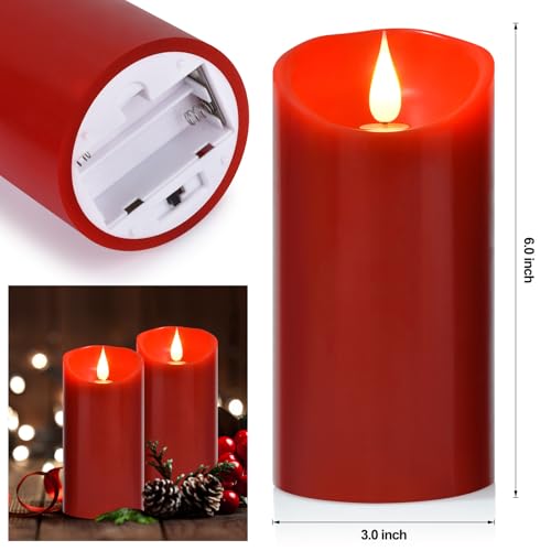 Flameless Battery Operated LED Candles 3D Wick Remote Control 24 (2 Count)
