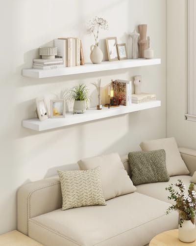 55" Floating Shelves for Wall (2 Count)
