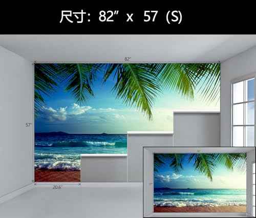 Beach Ocean Large Peel and Stick Wallpaper Mural for Bathroom