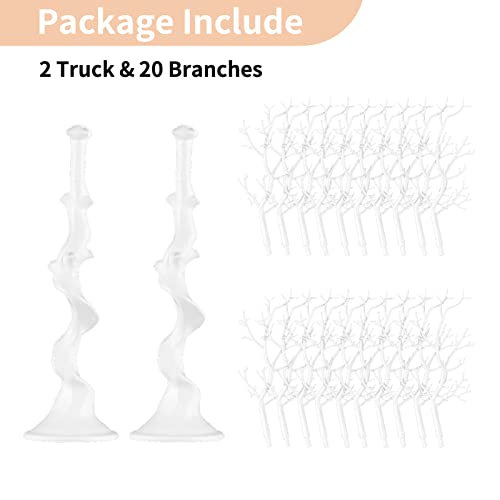 White Ornament Tree (2 Count)