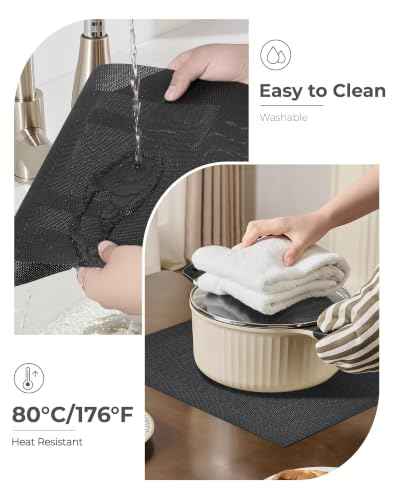Black Frame Placemats Set of 8 (8 Count)
