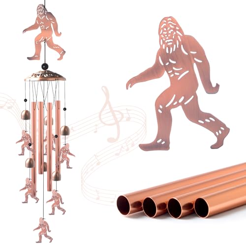 Brass Bigfoot Wind Chime