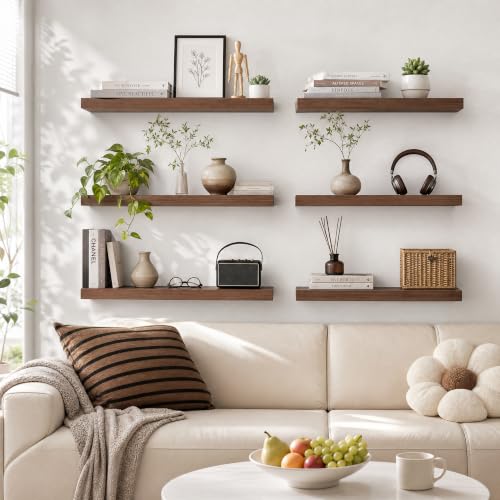 Floating Shelves for Wall 36 Inches Long (2 Count)