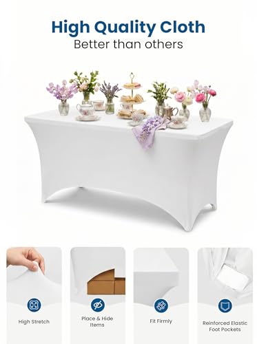 Spandex Table Cloth 1 Pack [6FT