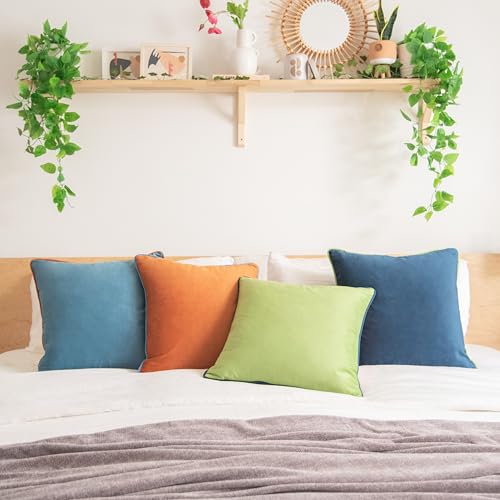 Decorative Throw Pillow Covers Cushion Cases (4 Count)