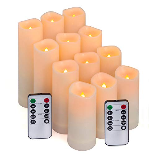 12 Pack Waterproof Flameless Candles (12 Count)