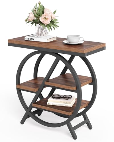 End Table Narrow Side Table with 4