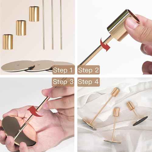 Gold Candlestick Holders (54 Count)