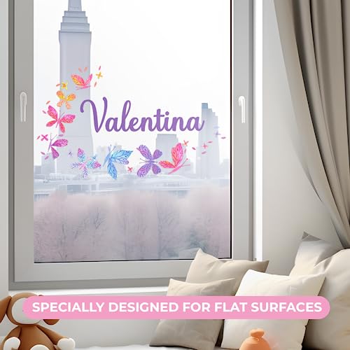 Personalized Name Wall Decals for Girls Bedroom
