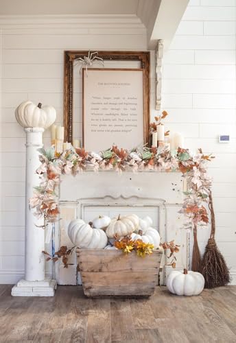 2 Pack Fall Maple Garland