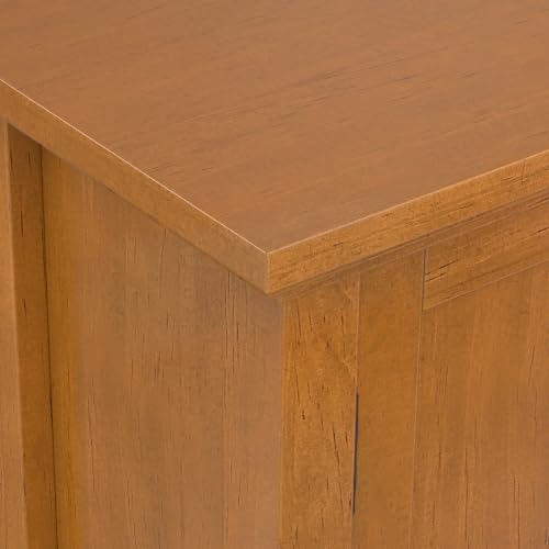Redmond 32" Solid Wood Cabinet in Light Golden Brown