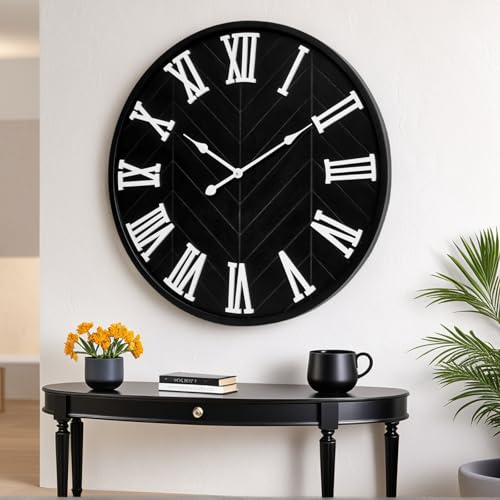 30 Inch Large Wall Clock Farmhouse Style