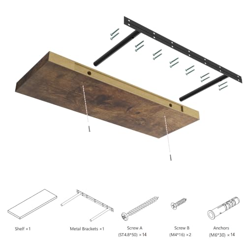 Floating Shelf (3 Count)