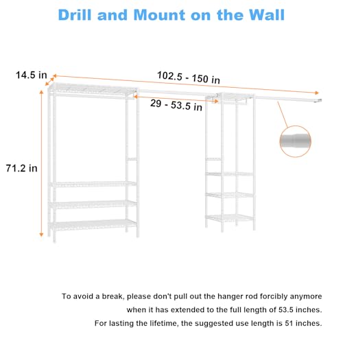 E11 Heavy Duty Garment Rack