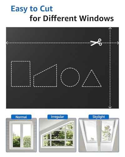 Blackout Curtains for Bedroom Portable 14"x68" Blackout Shades