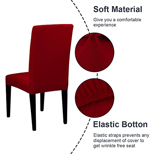 8 Pcs Dining Chair Slipcover
