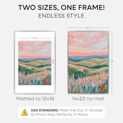 14x22 Silver Picture Frame (2 Count)