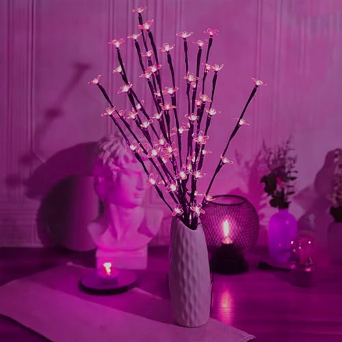Battery Lighted Decorative Cherry Blossom Branches Lights