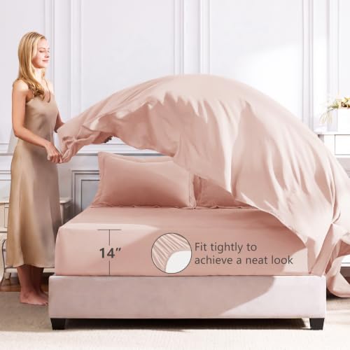King Size Comforter Set Blush Pink