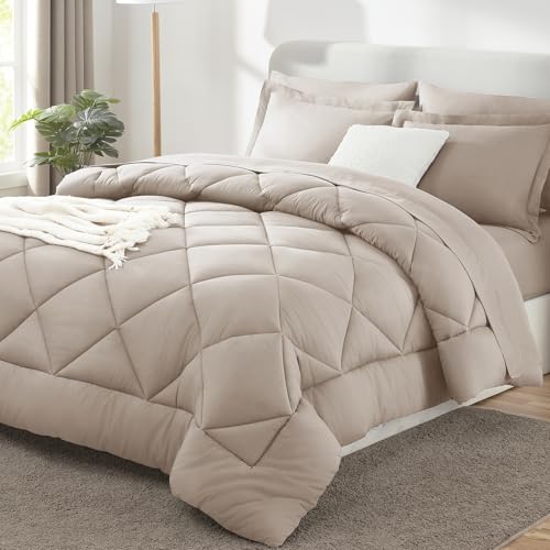 Queen Comforter Set with Sheets Linen