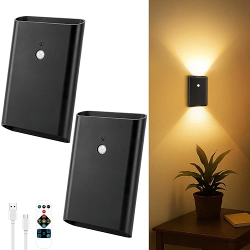Motion Sensor Wall Sconce (2 Count)