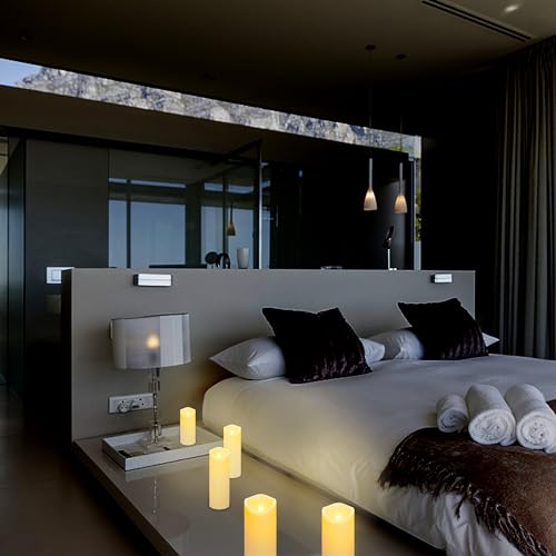9pcs Flameless LED Candles Battery Operated with 10