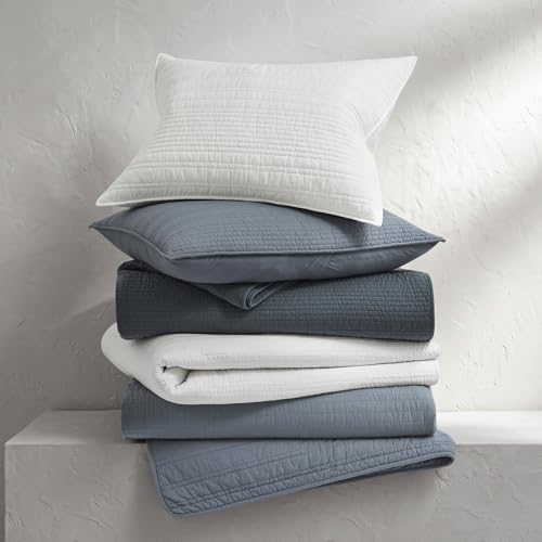 HOME 100% Cotton Modern Lines Quilt Set King Size