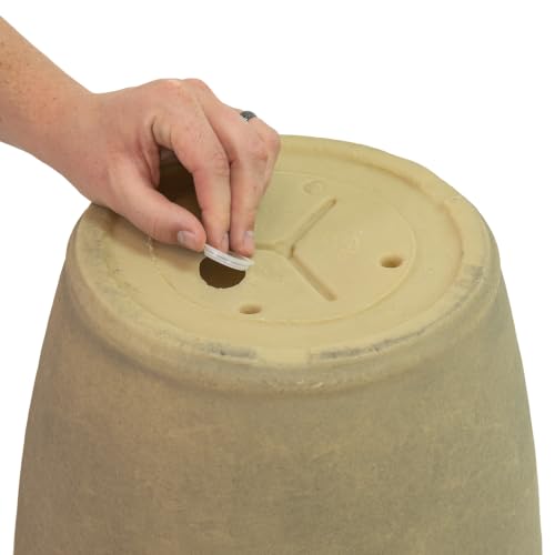 Sunnydaze Anjelica 15.25'' Large Plastic Planter Pot for Plants (2 Count)