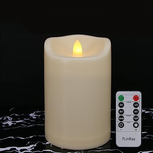 Large Outdoor Waterproof Flameless Candles with Remote and Timers