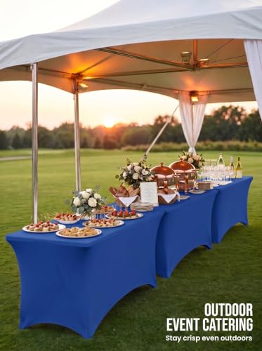 Bulk 10 Pack 6Ft Tablecloths for Hotels (10 Count)