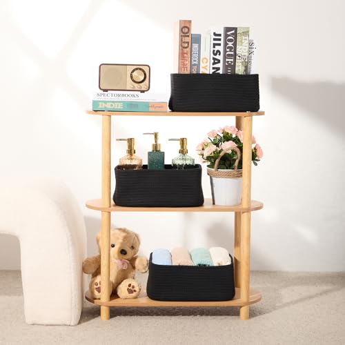 Small Storage Baskets for Organizing (3 Count)