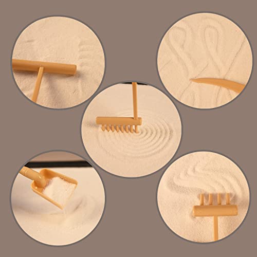 14" x 10" Large Japanese Zen Garden Kit for Desk